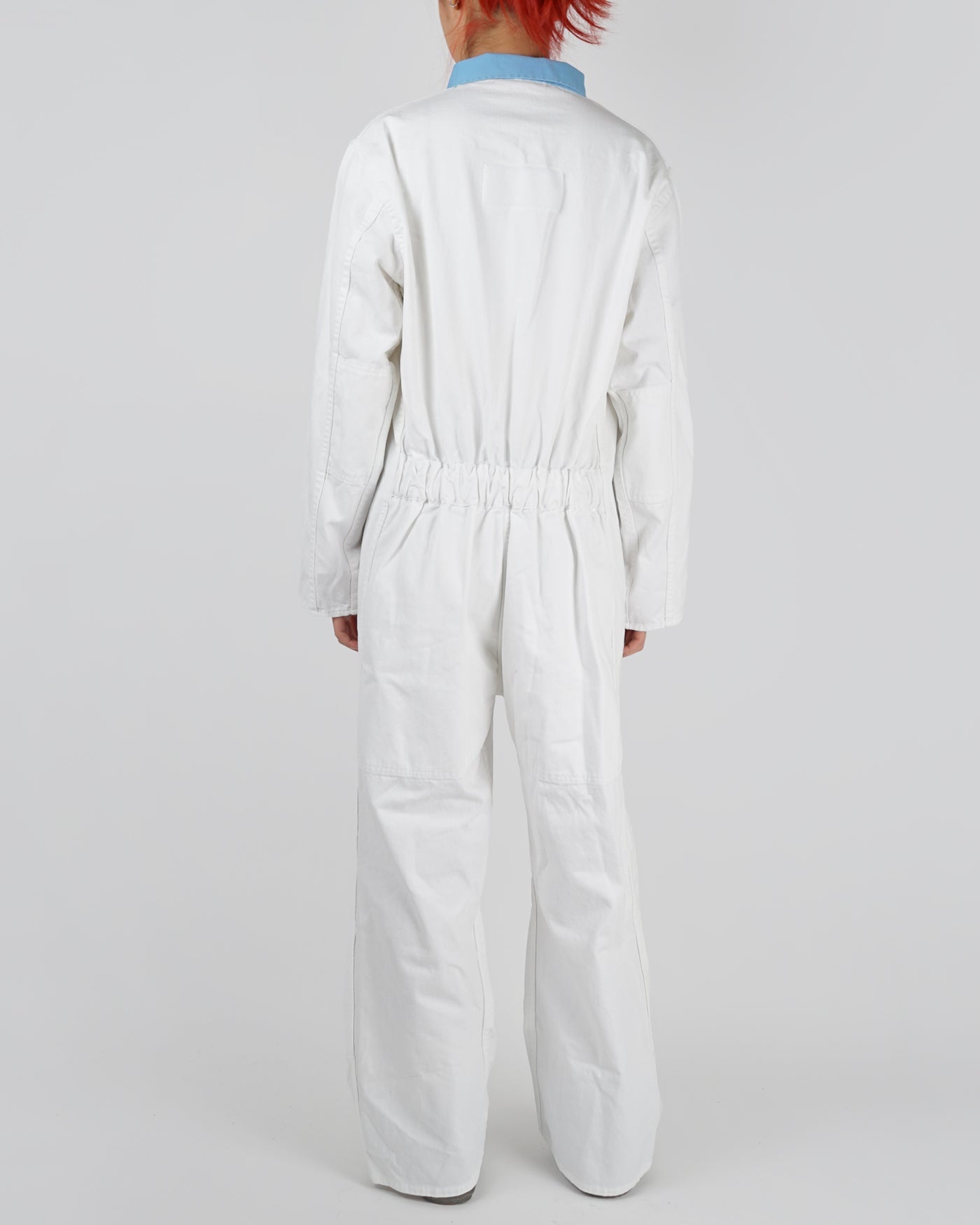 100% Cotton White Jump Suit