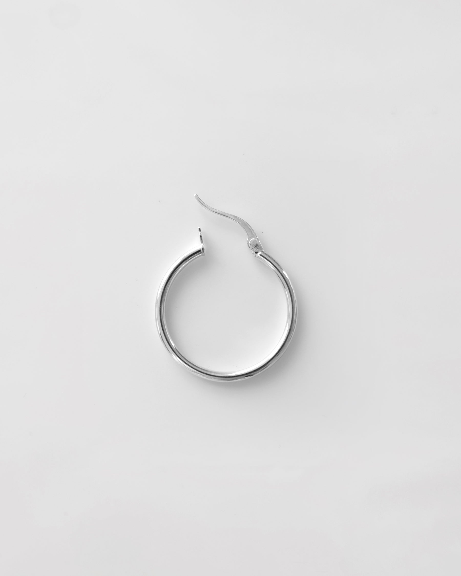 Silver Hoops - 25mm