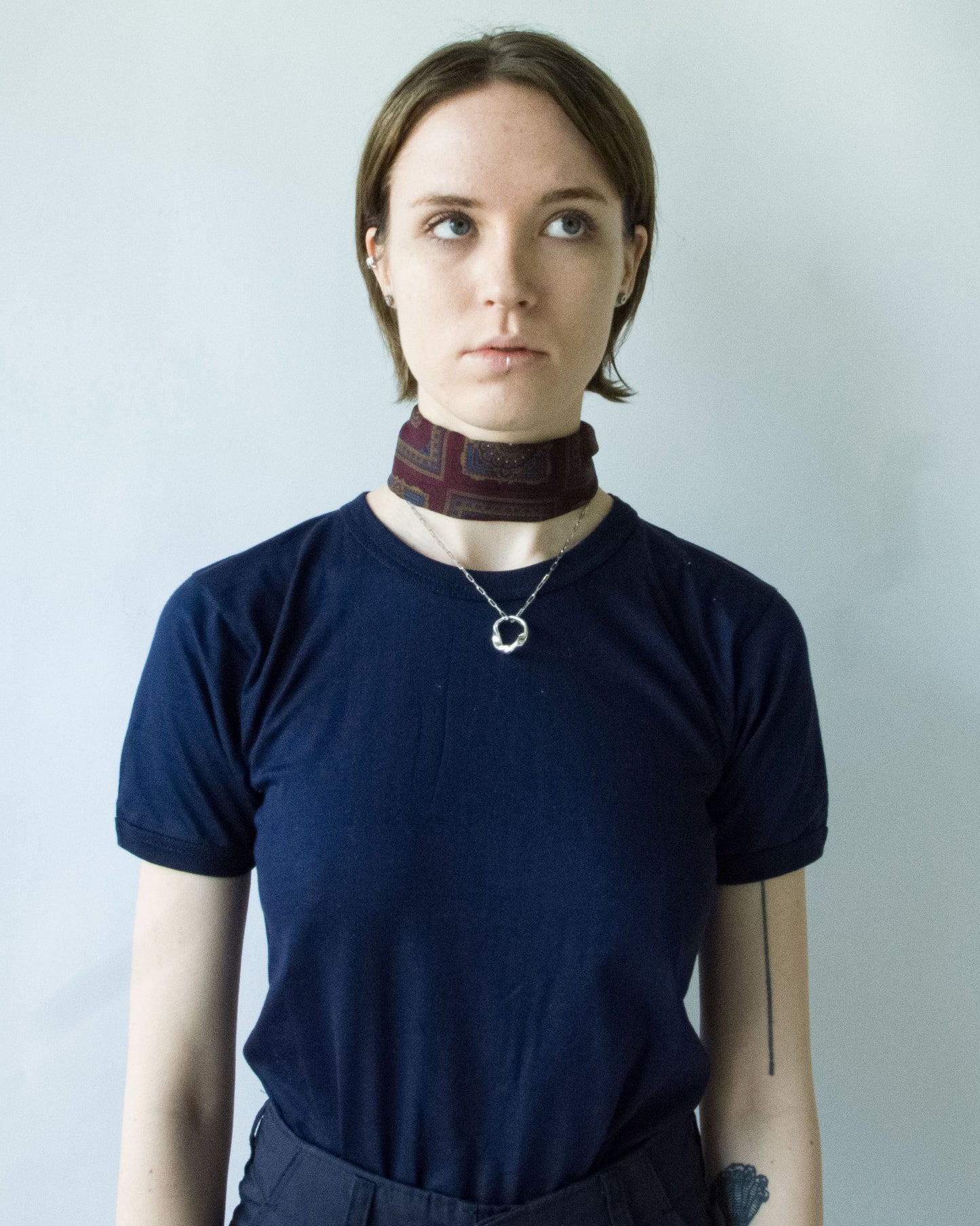 Alexandra Twisted Ring/Necklace Silver