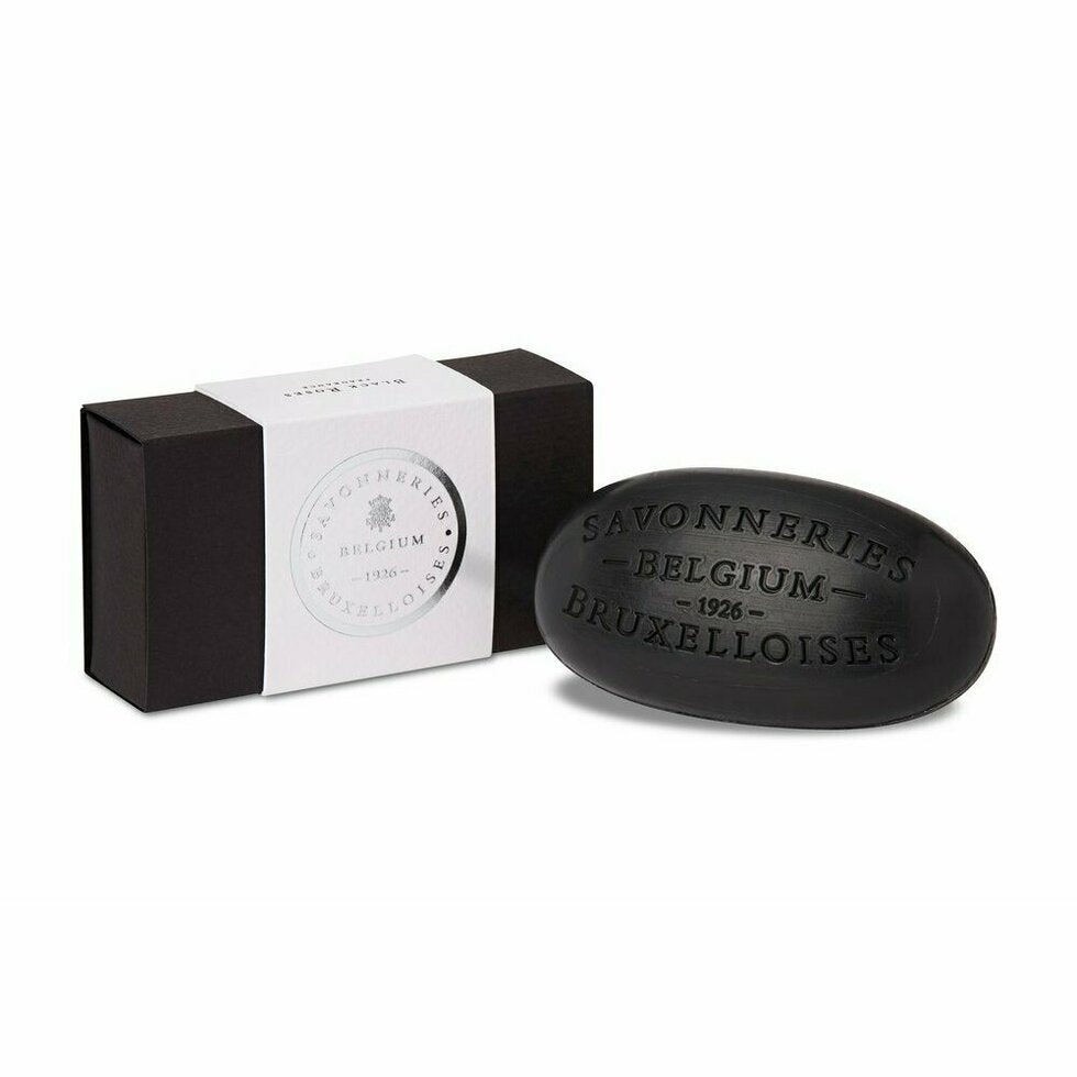 "Savonneries Bruxelloises" Soap Bar - Black Roses