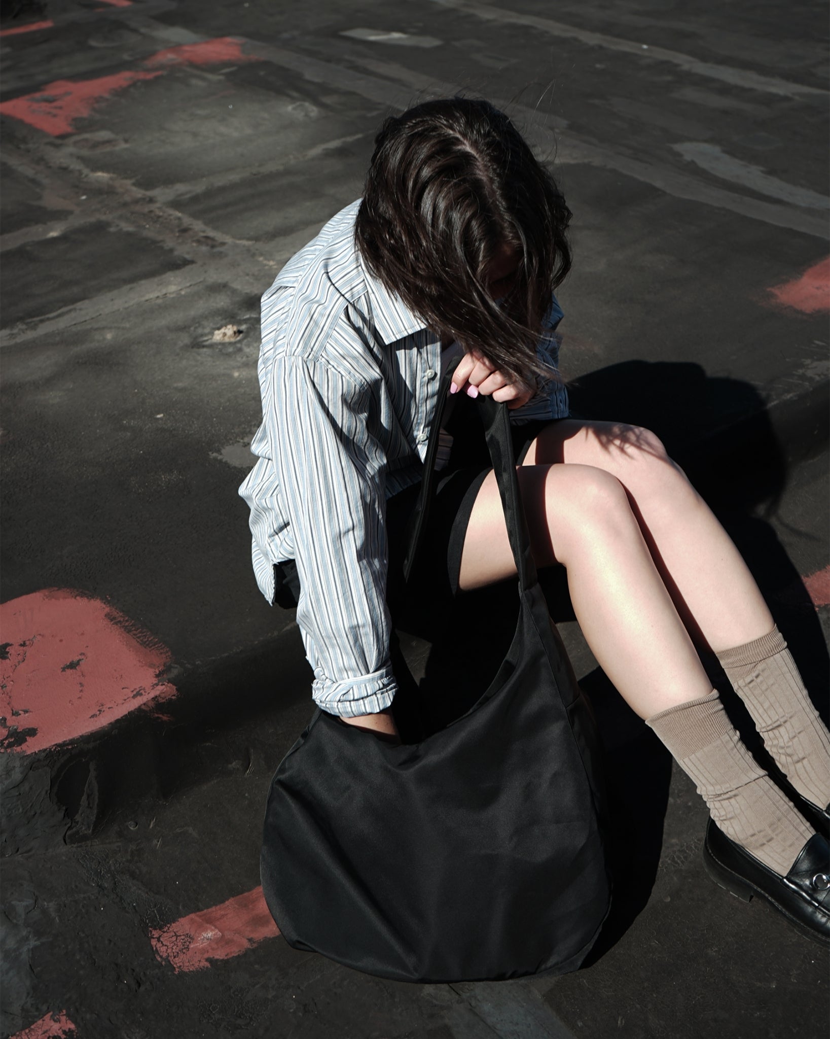 404 Padding Crossbody Bag - Black