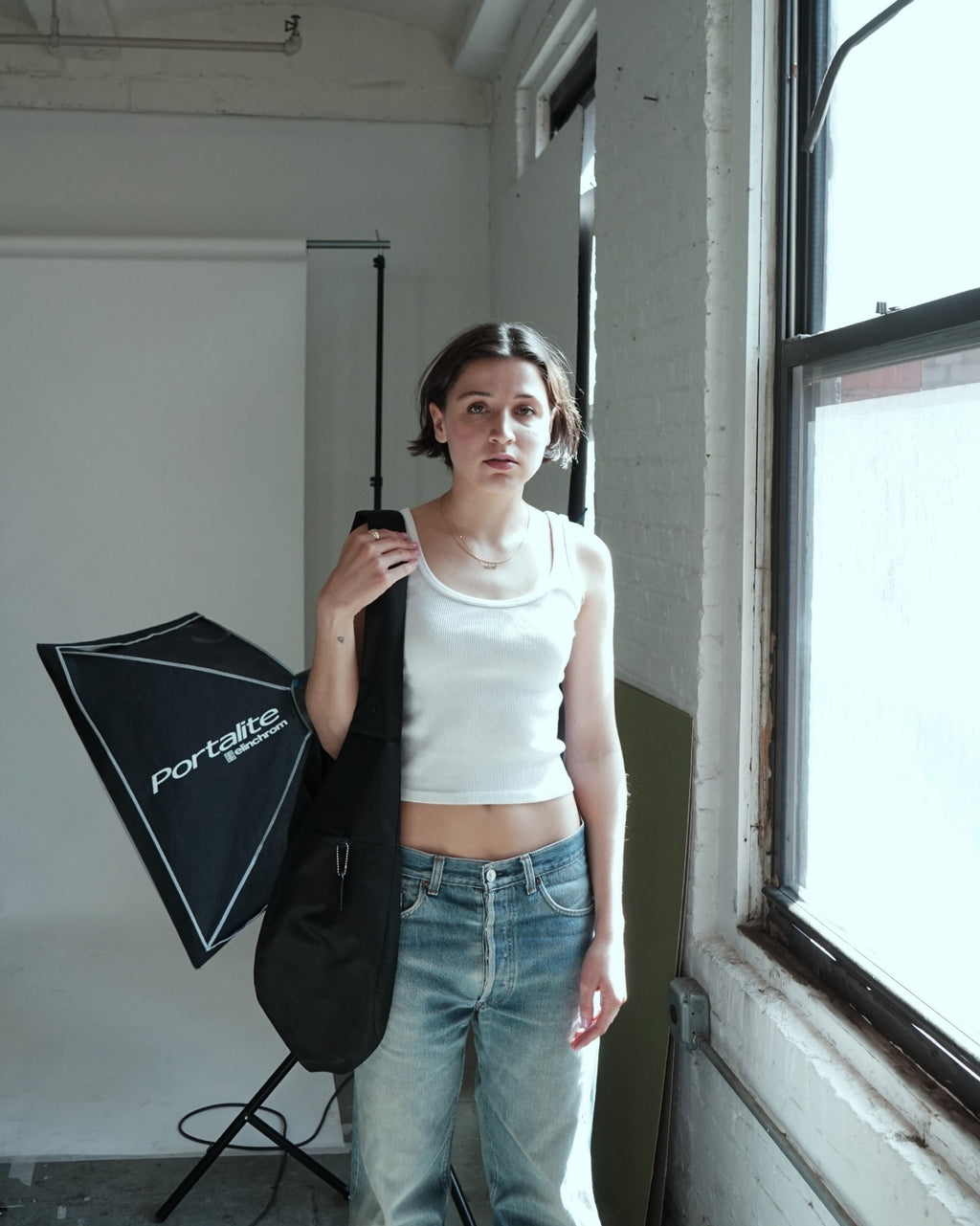 404 Padding Crossbody Bag - Black
