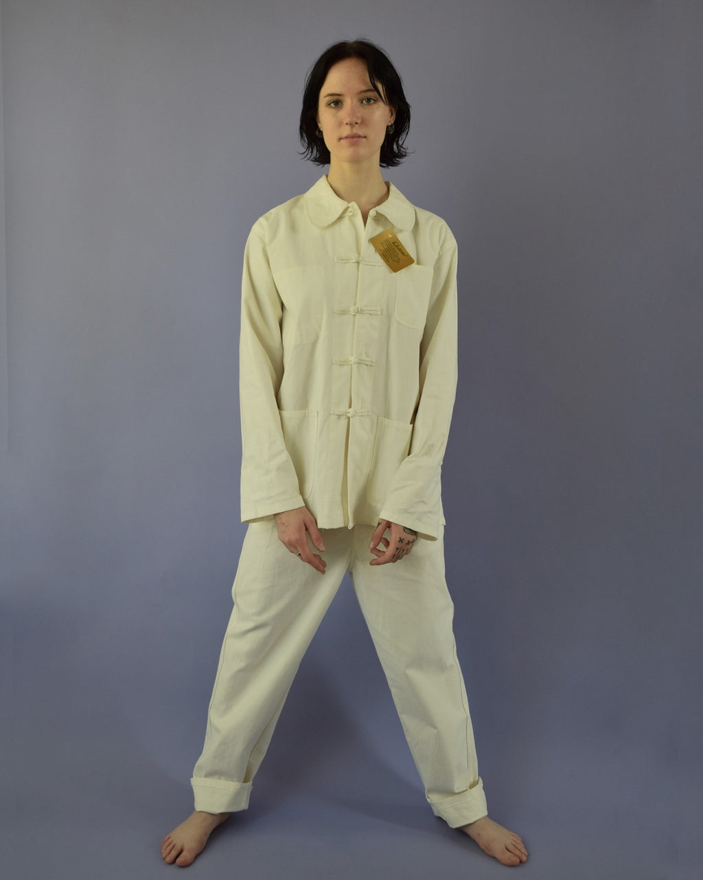 All White China Jacket