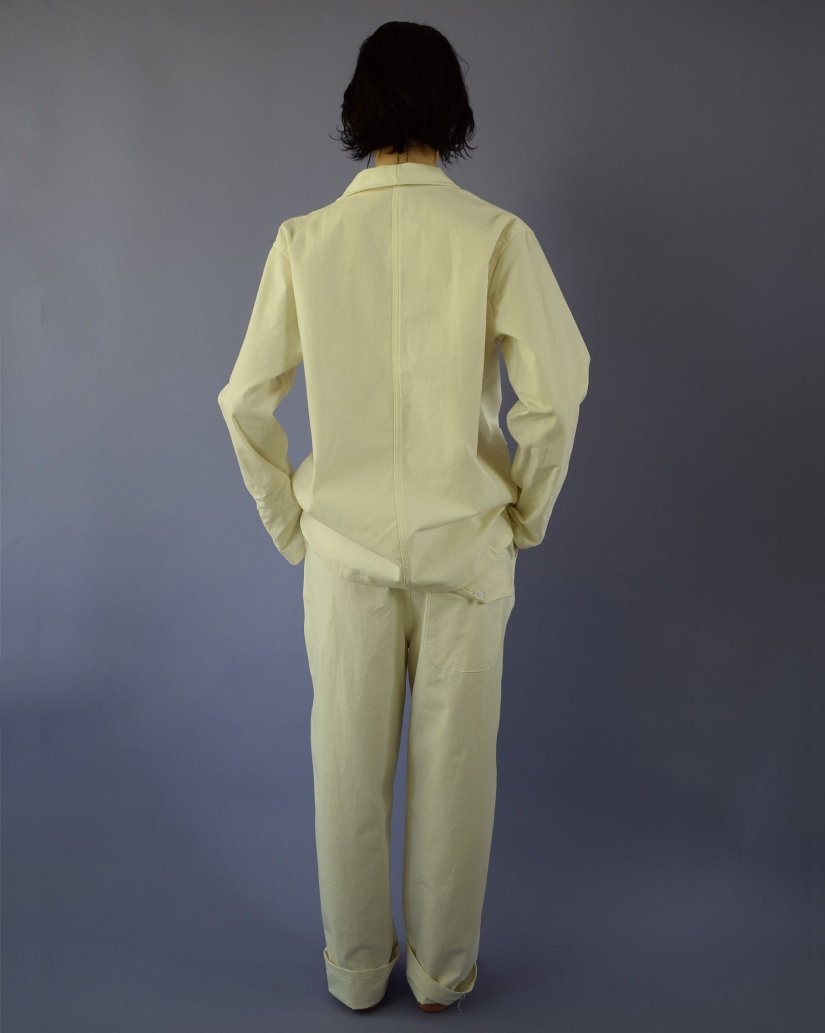 All White China Pants