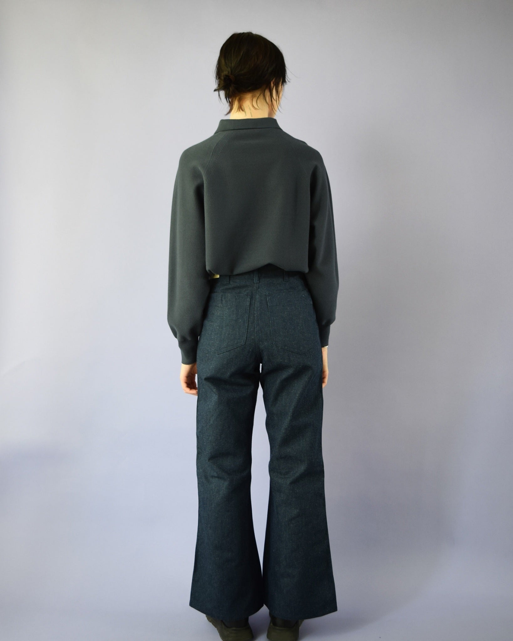 Denim Sailor Pants
