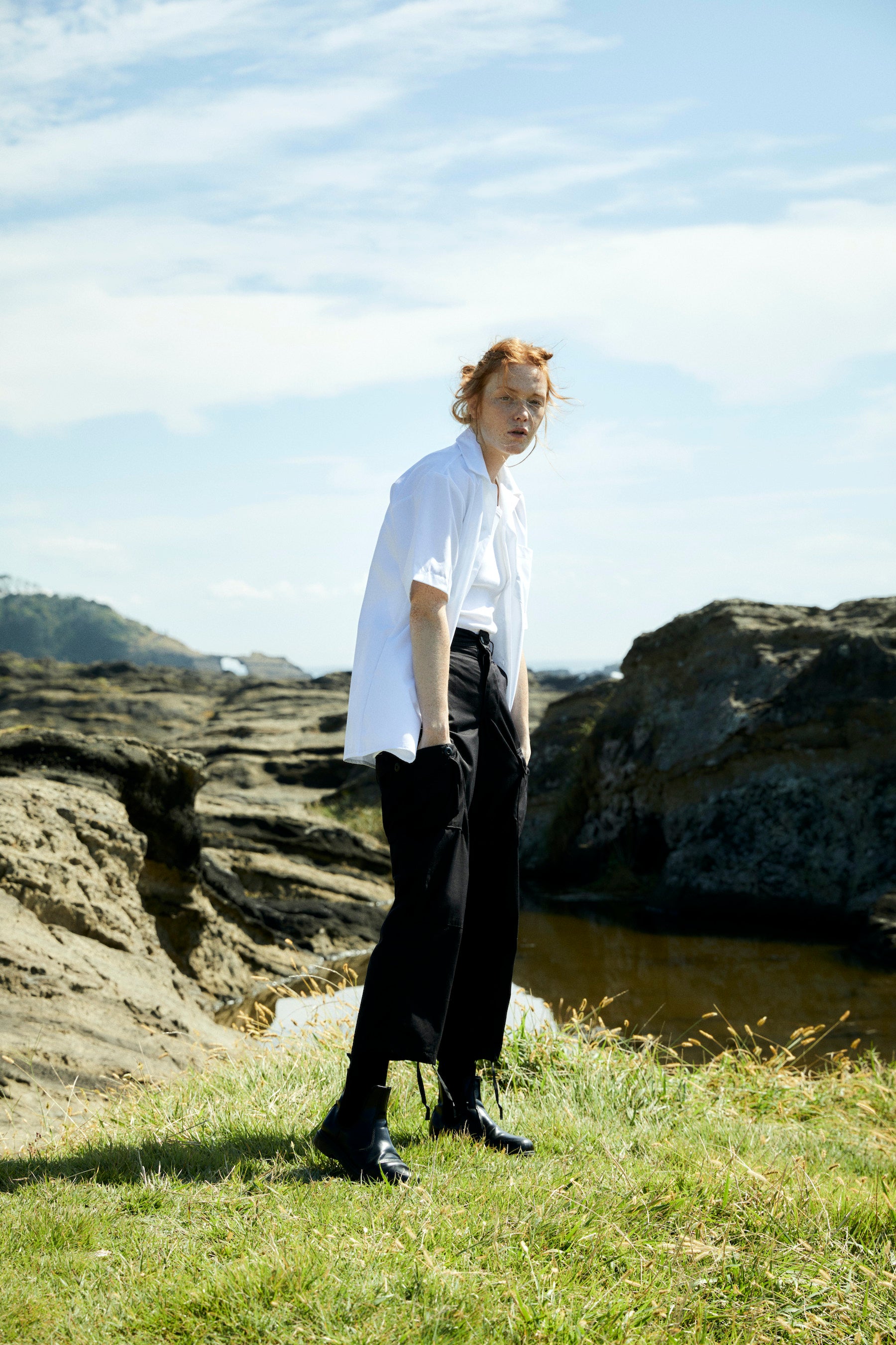 US Cotton x Poly 6 Pockets Pants Black