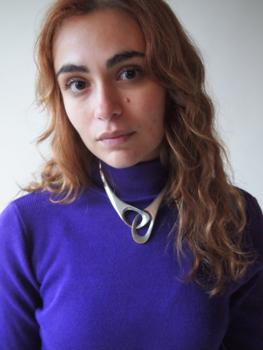 Silver Modern Necklace