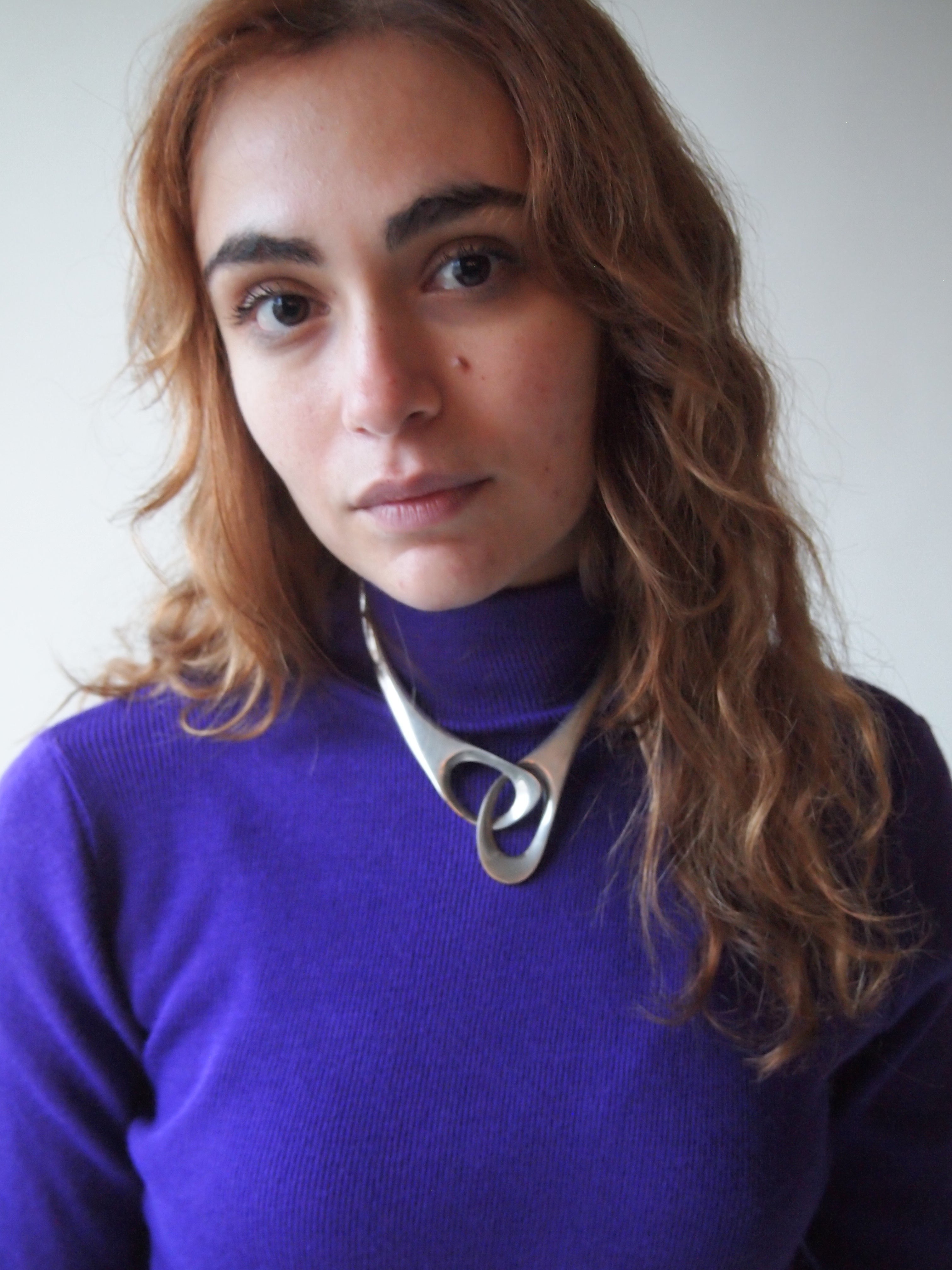 Silver Modern Necklace