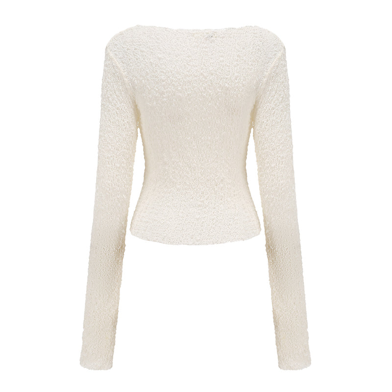White Crew Neck