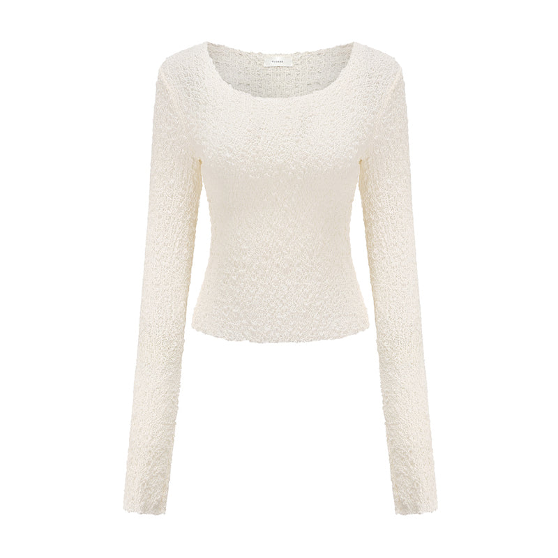 White Crew Neck