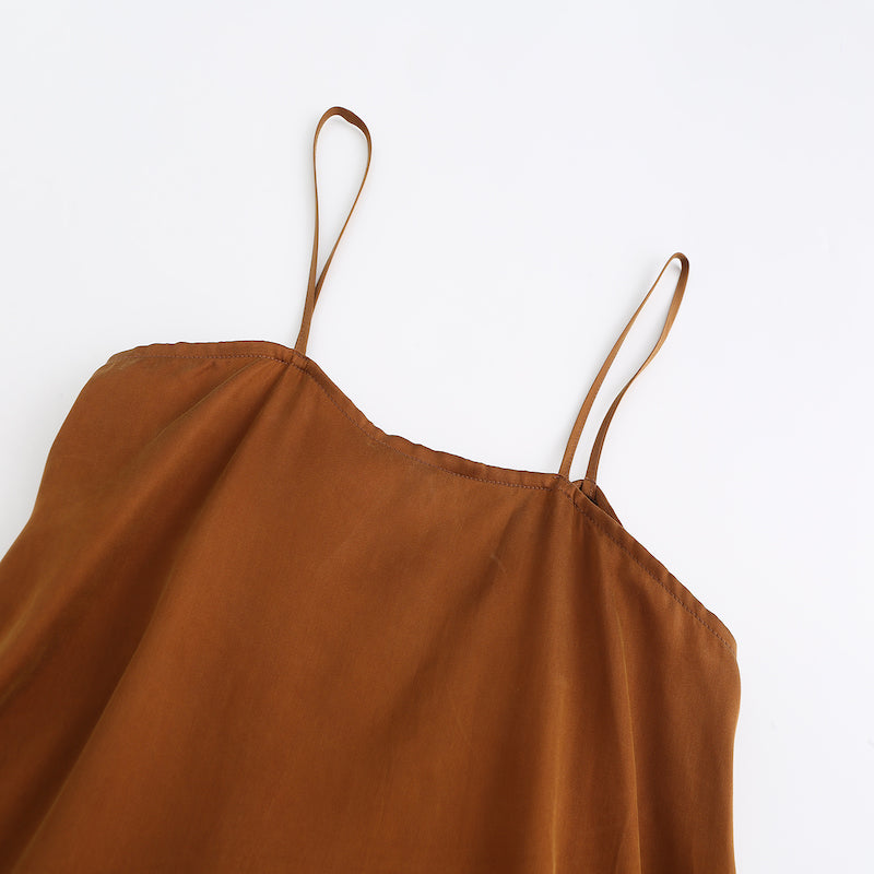 Mini Dress -Burnt Orange