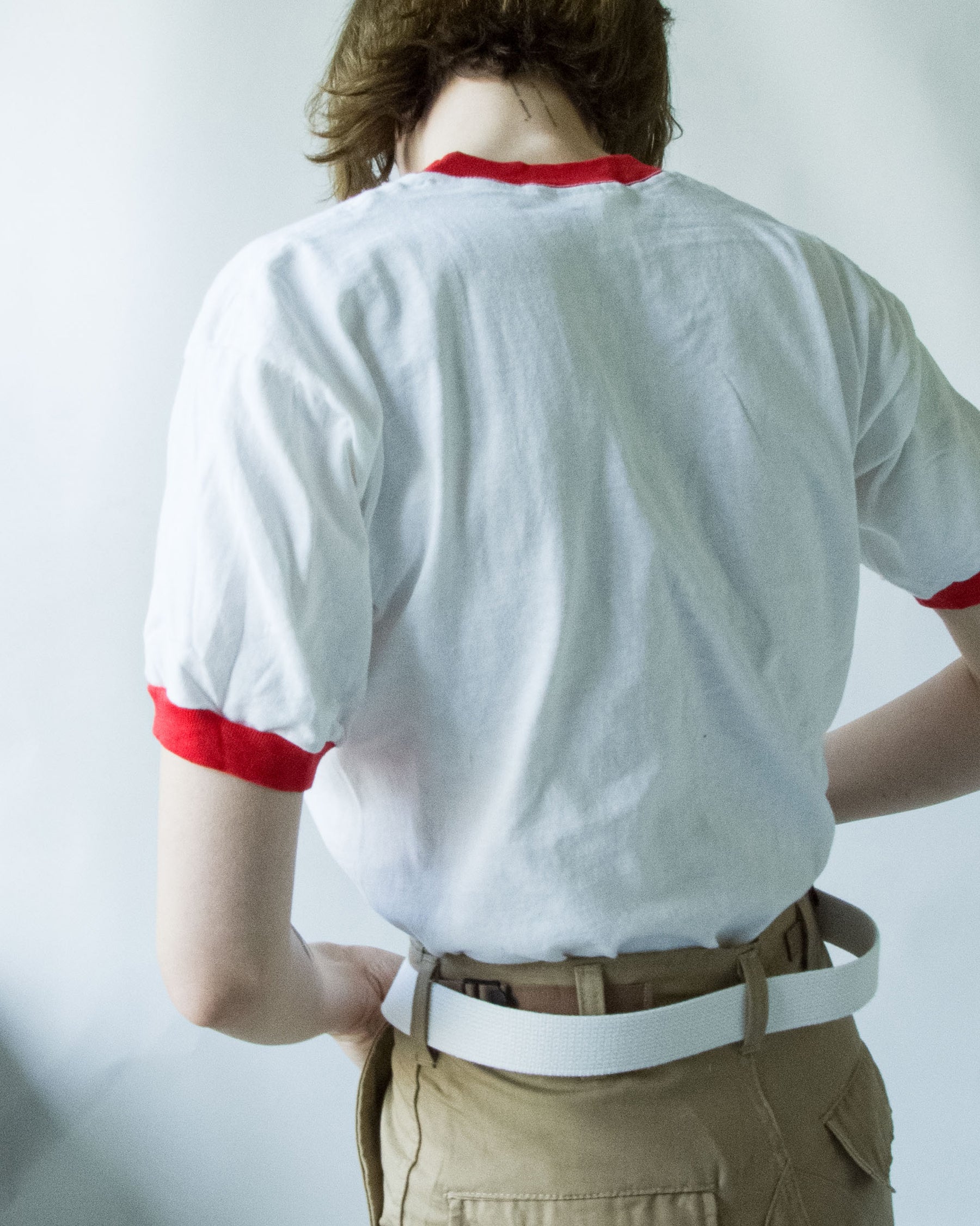 Embroiled Ringer Tee