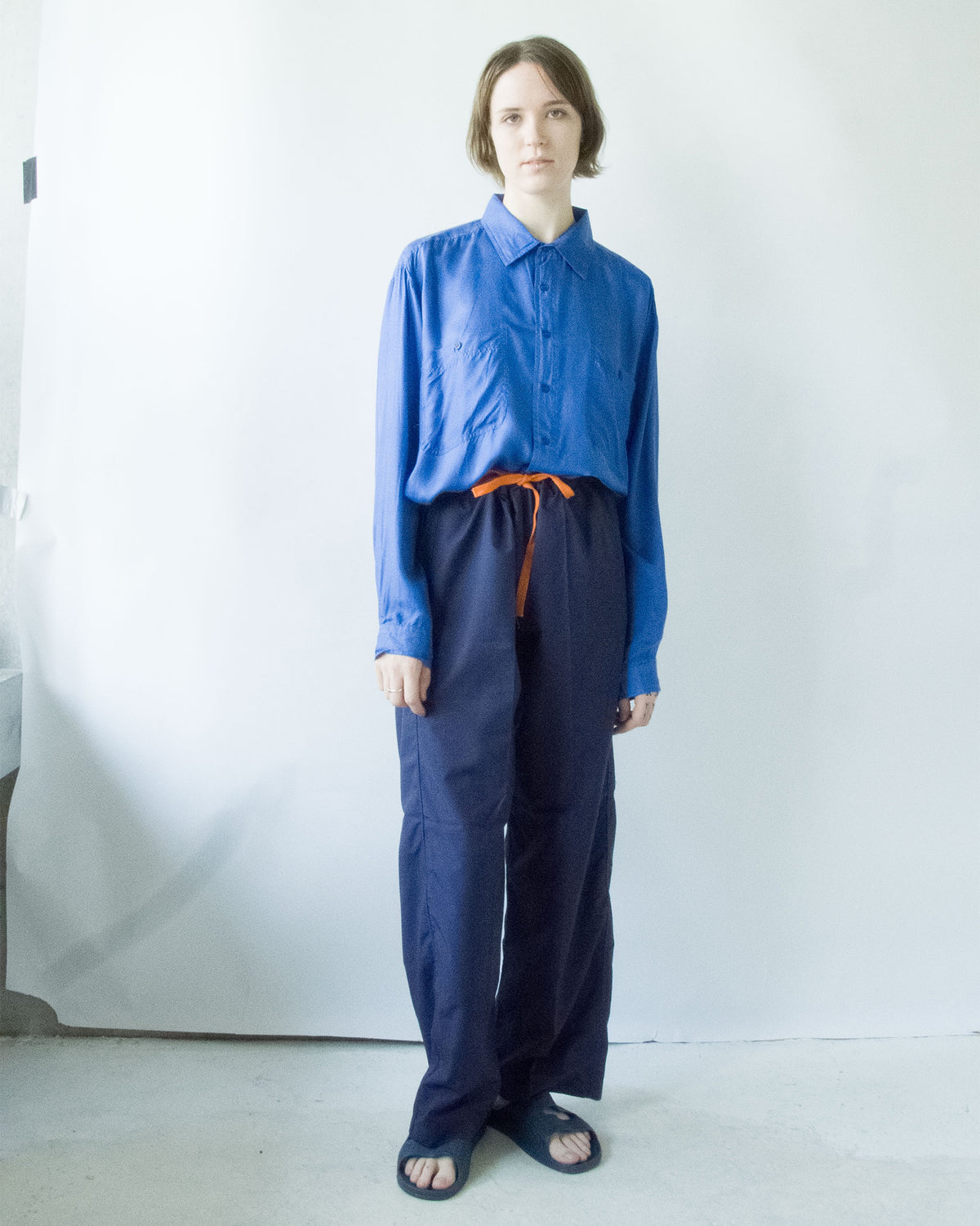 N.O.S  100% Silk Shirts - Blue