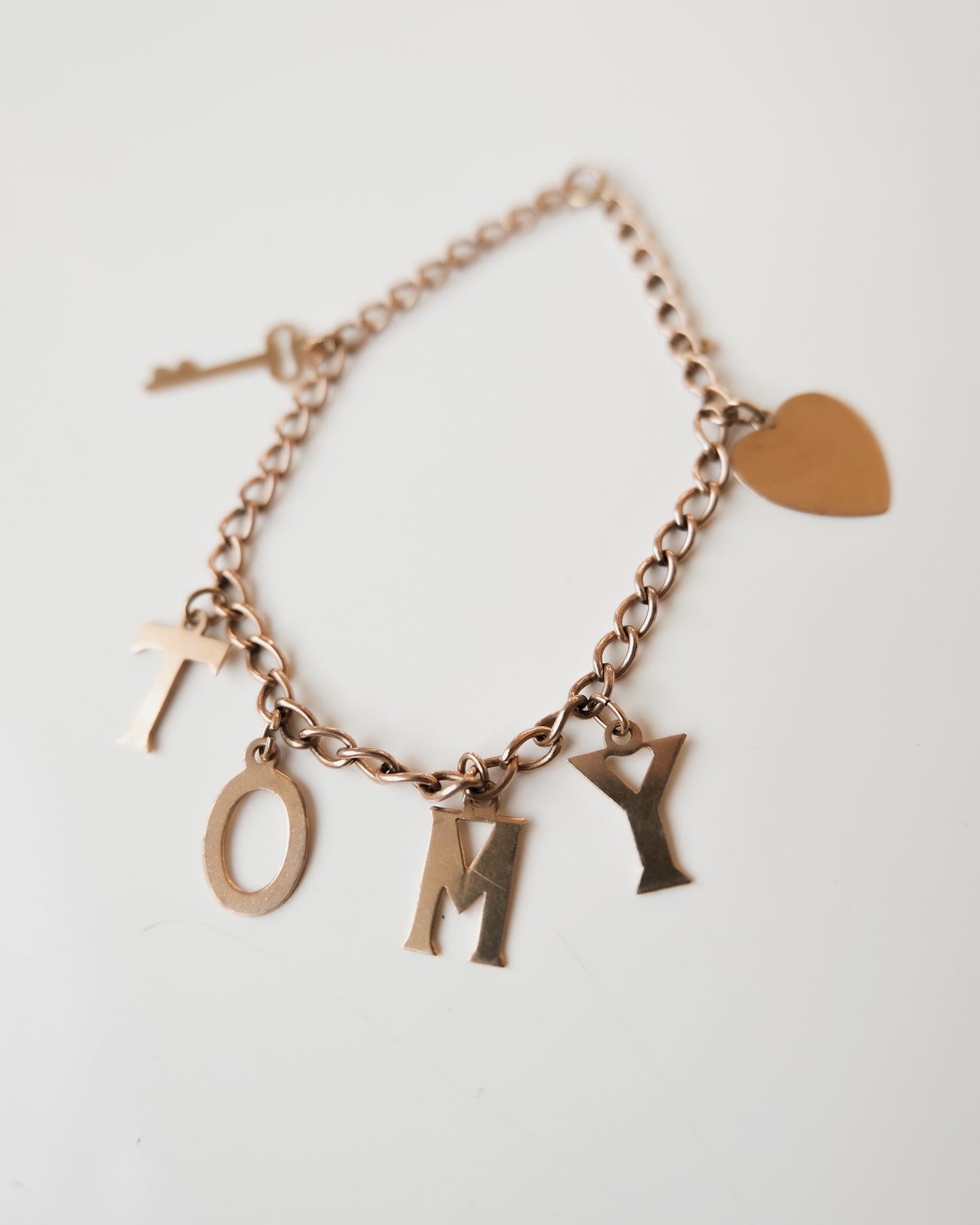 14k Gold Bracelet - Initials x charms