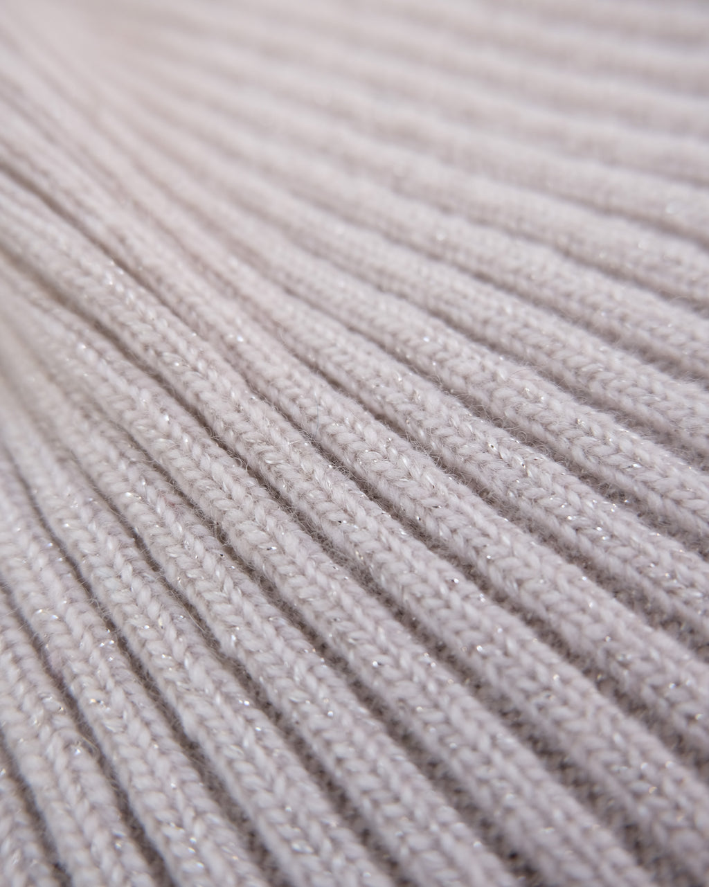404 High Neck Bicolor Sweater by RYE TENDER - Beige×Off White