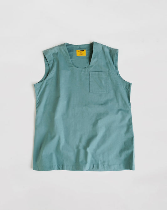 Blue Cotton Vest