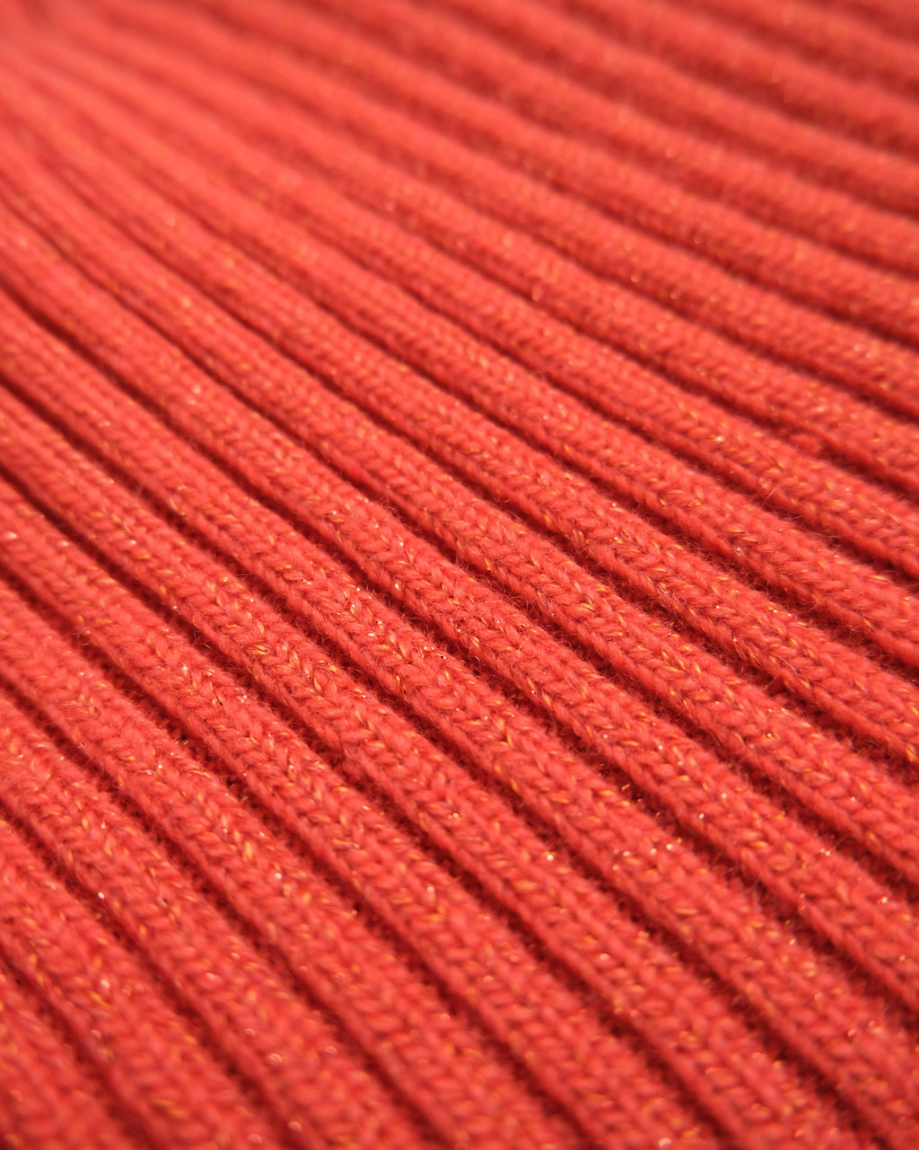 404 High Neck Bicolor Sweater by RYE TENDER - Brown×Orange
