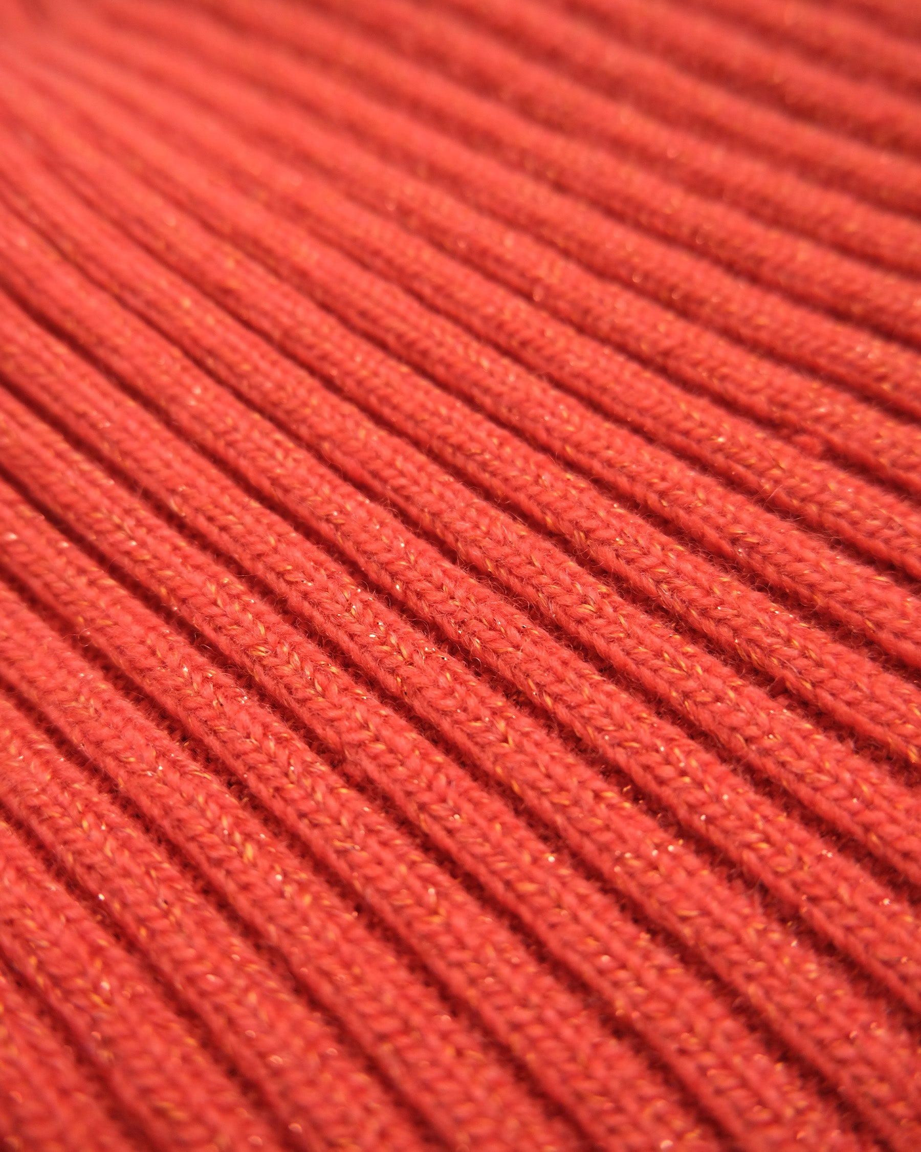 404 High Neck Bicolor Sweater by RYE TENDER - Brown×Orange
