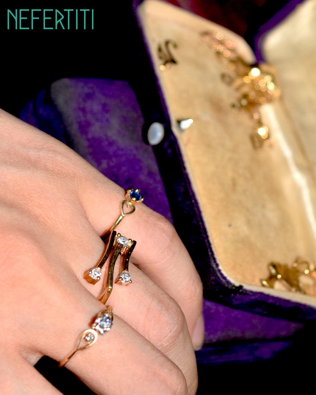 14k Gold × Diamond Ring