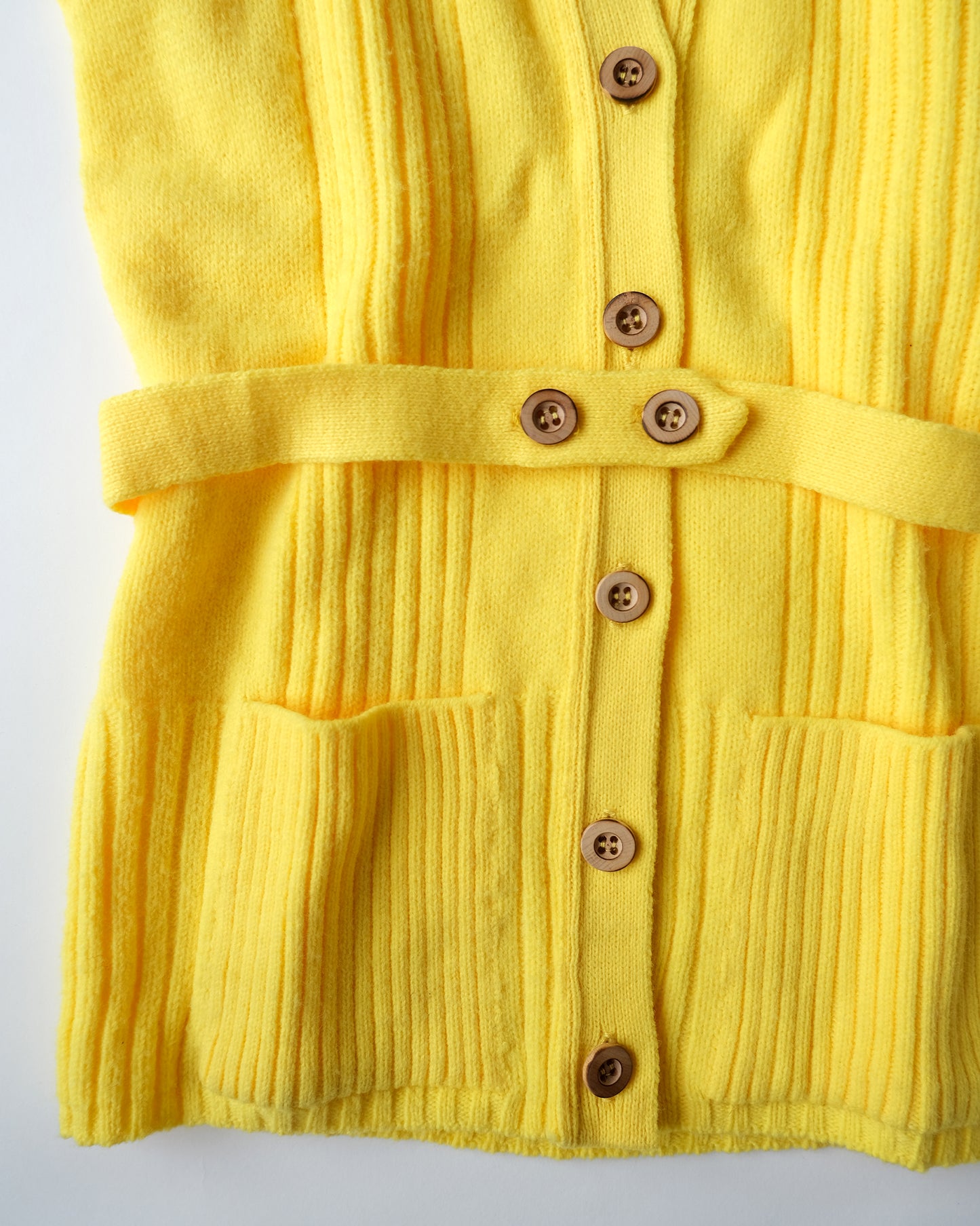 NOS Open Knit Vest - Yellow