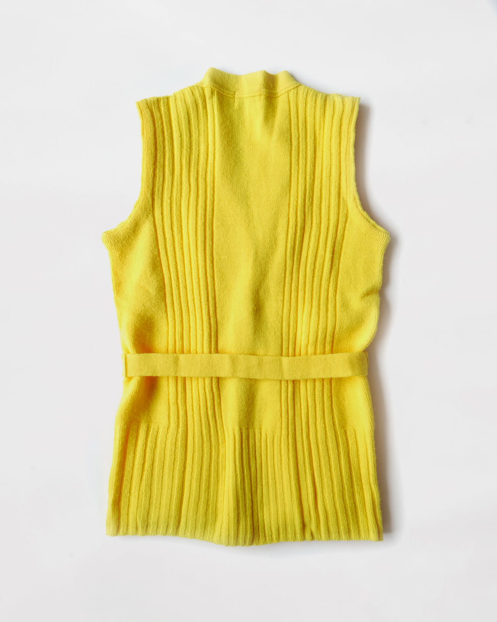 NOS Open Knit Vest - Yellow