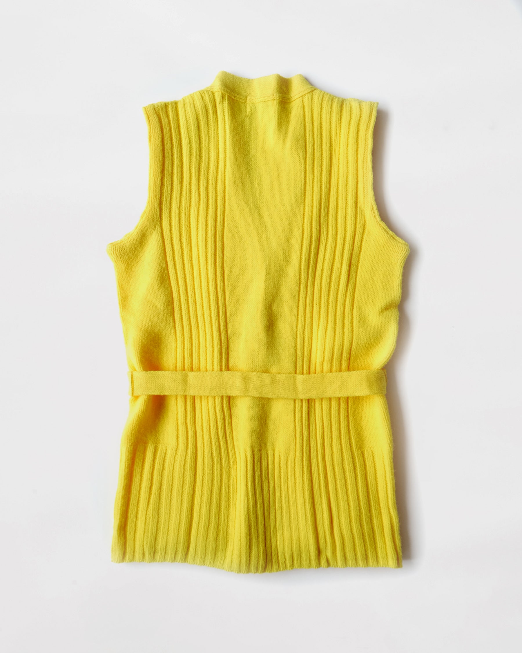 NOS Open Knit Vest - Yellow