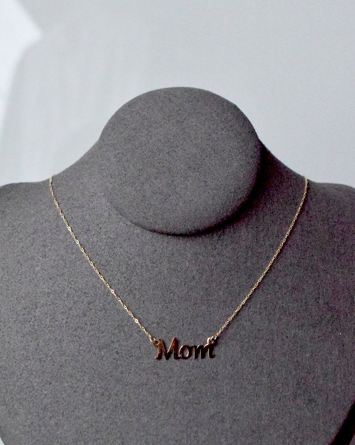 14k Gold Necklace -Mom-