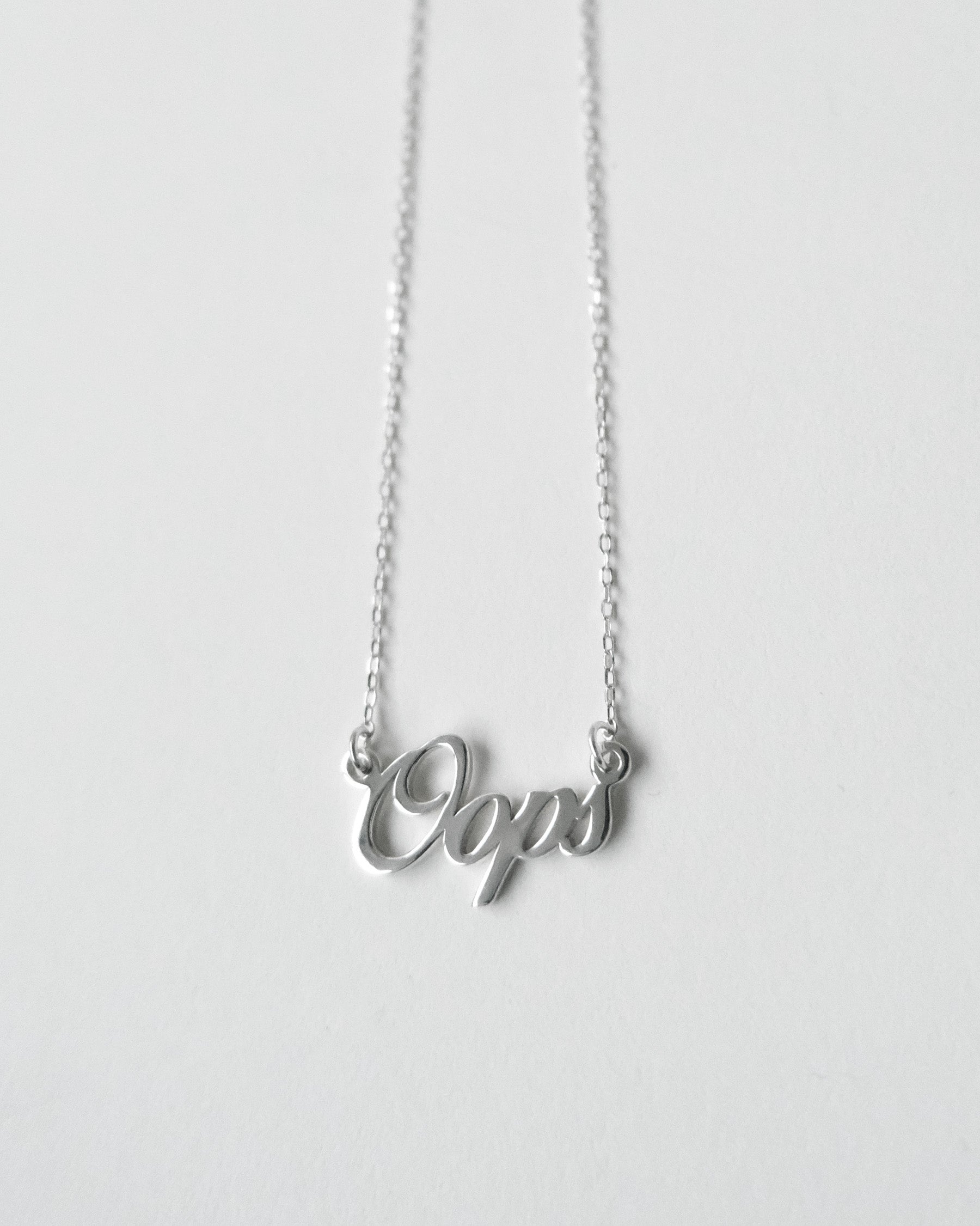 Souvenir Necklace - Oops