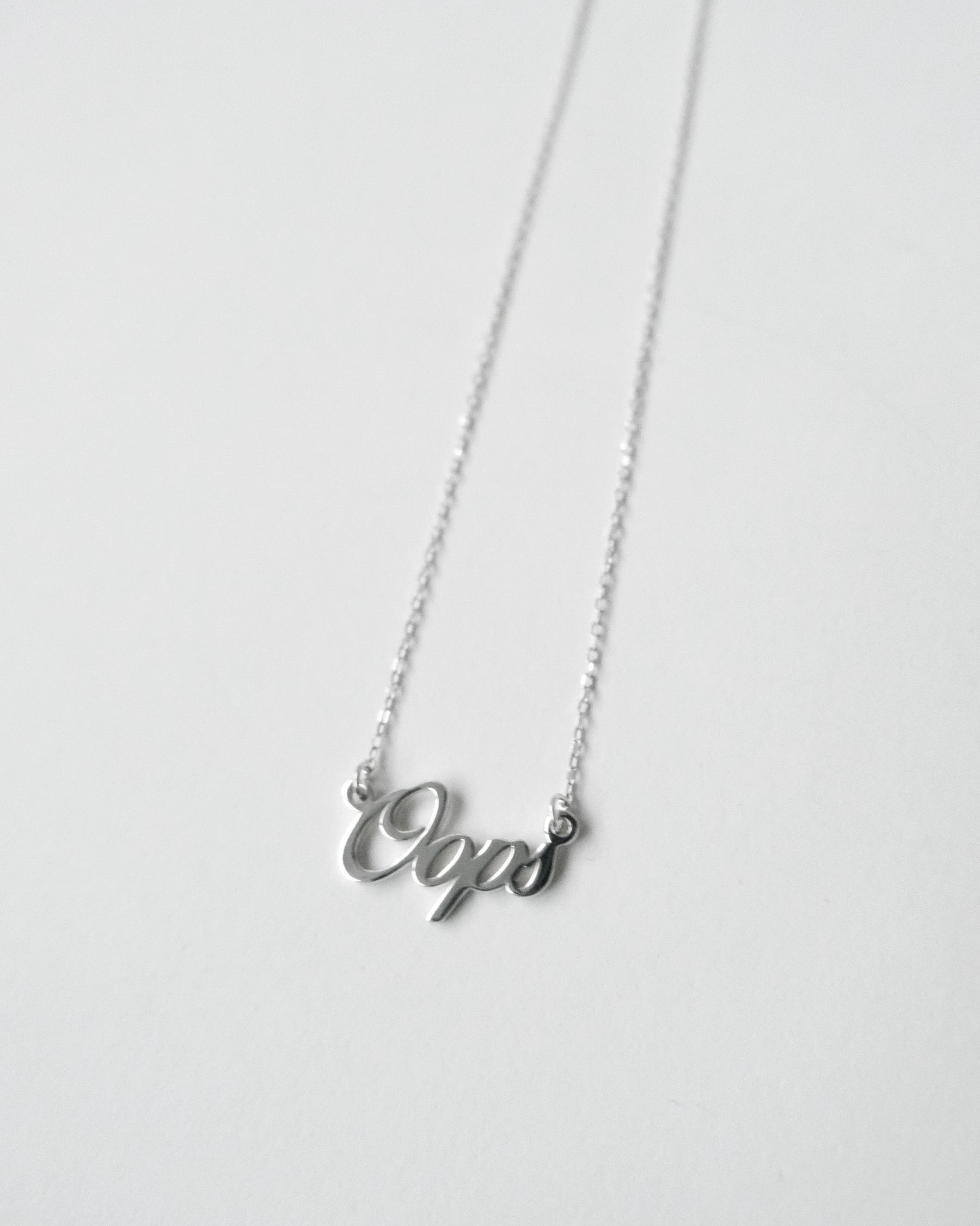 Souvenir Necklace - Oops