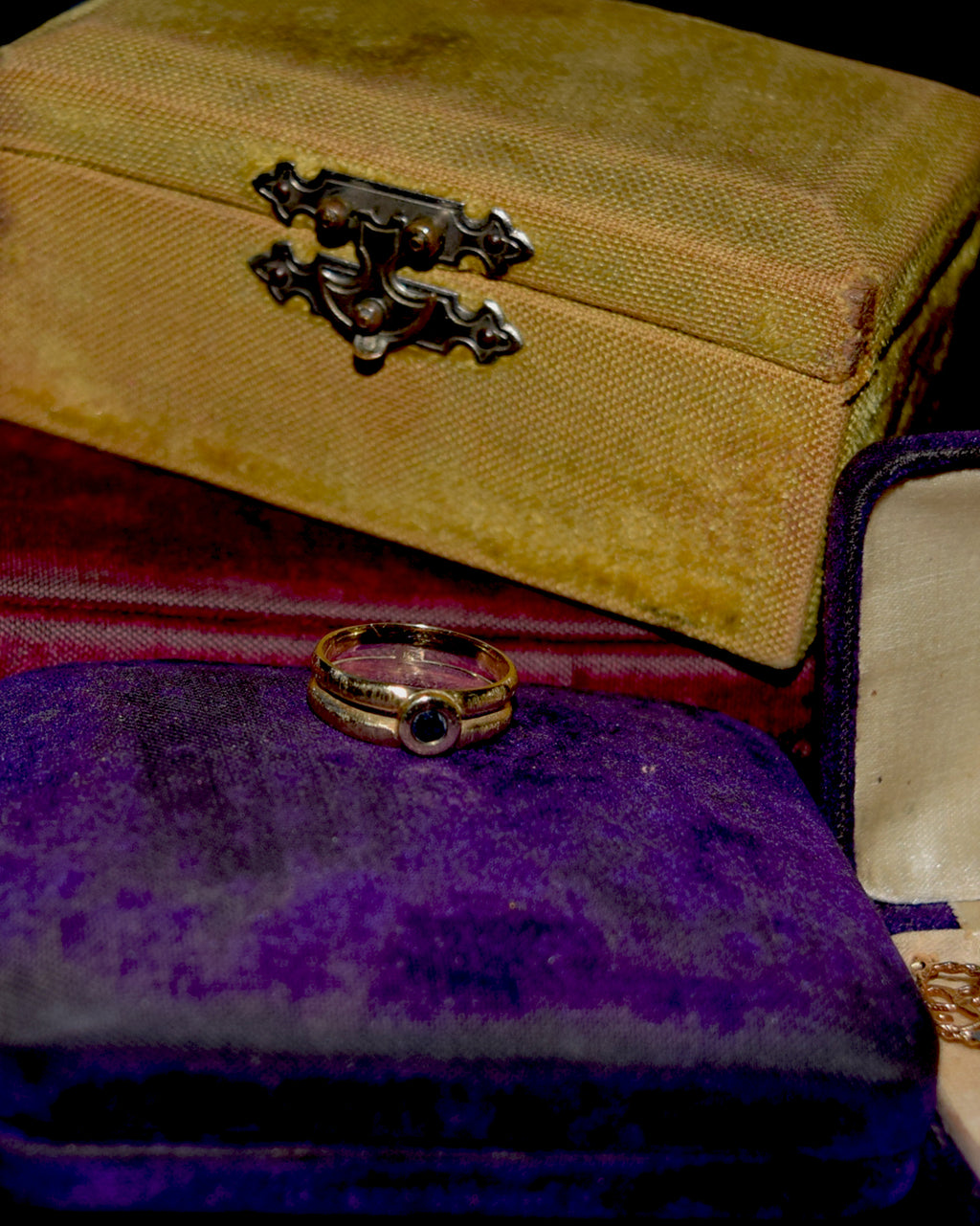 14k Gold × Sapphire Ring - 14.5号