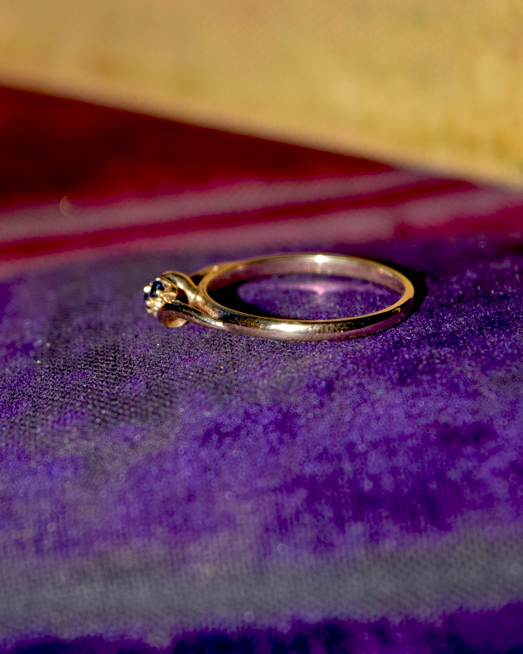 14k Gold × Sapphire Ring - 12号