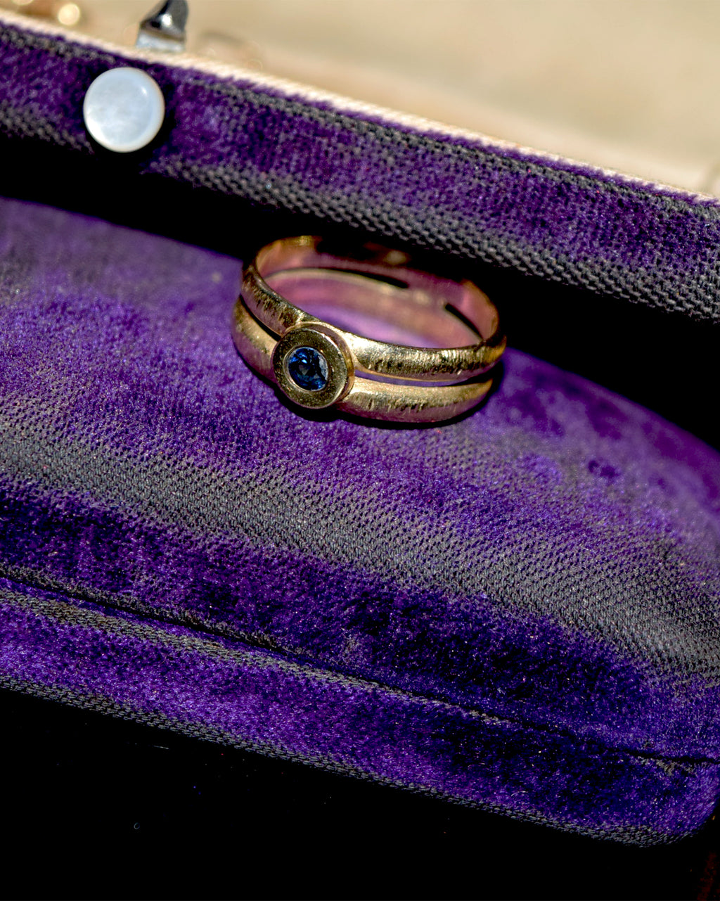 14k Gold × Sapphire Ring - 14.5号