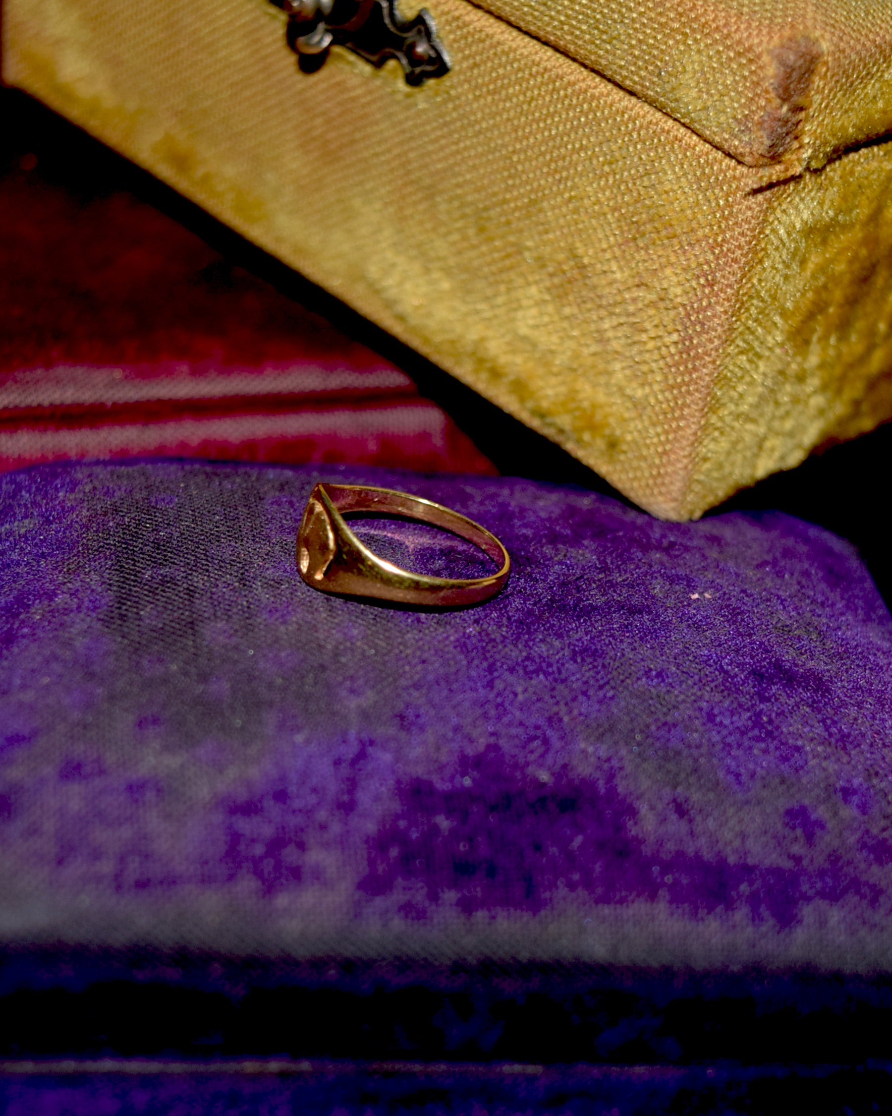 14k Gold Ring x Elephant with Diamond -11号