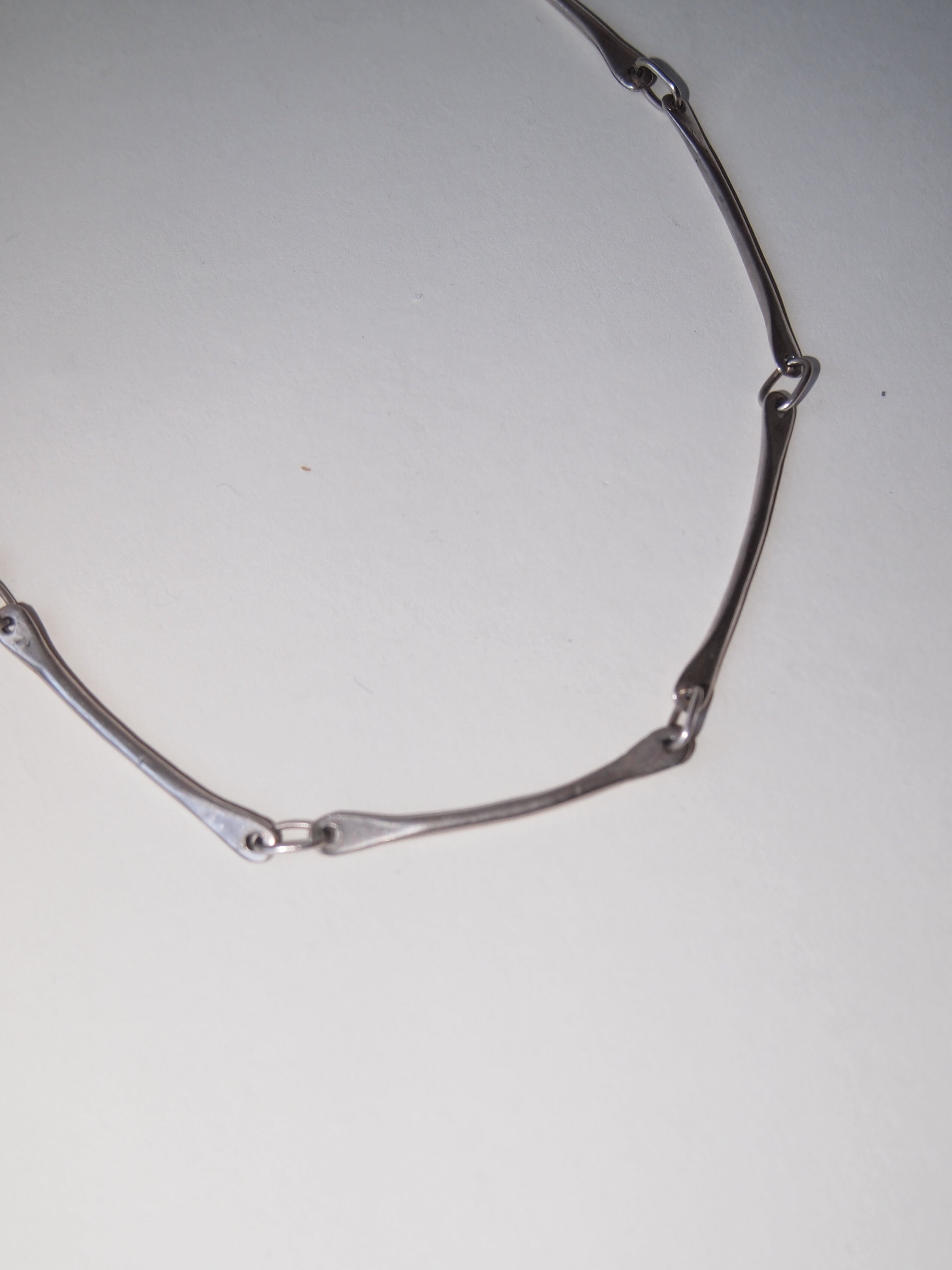 Silver Linked Choker