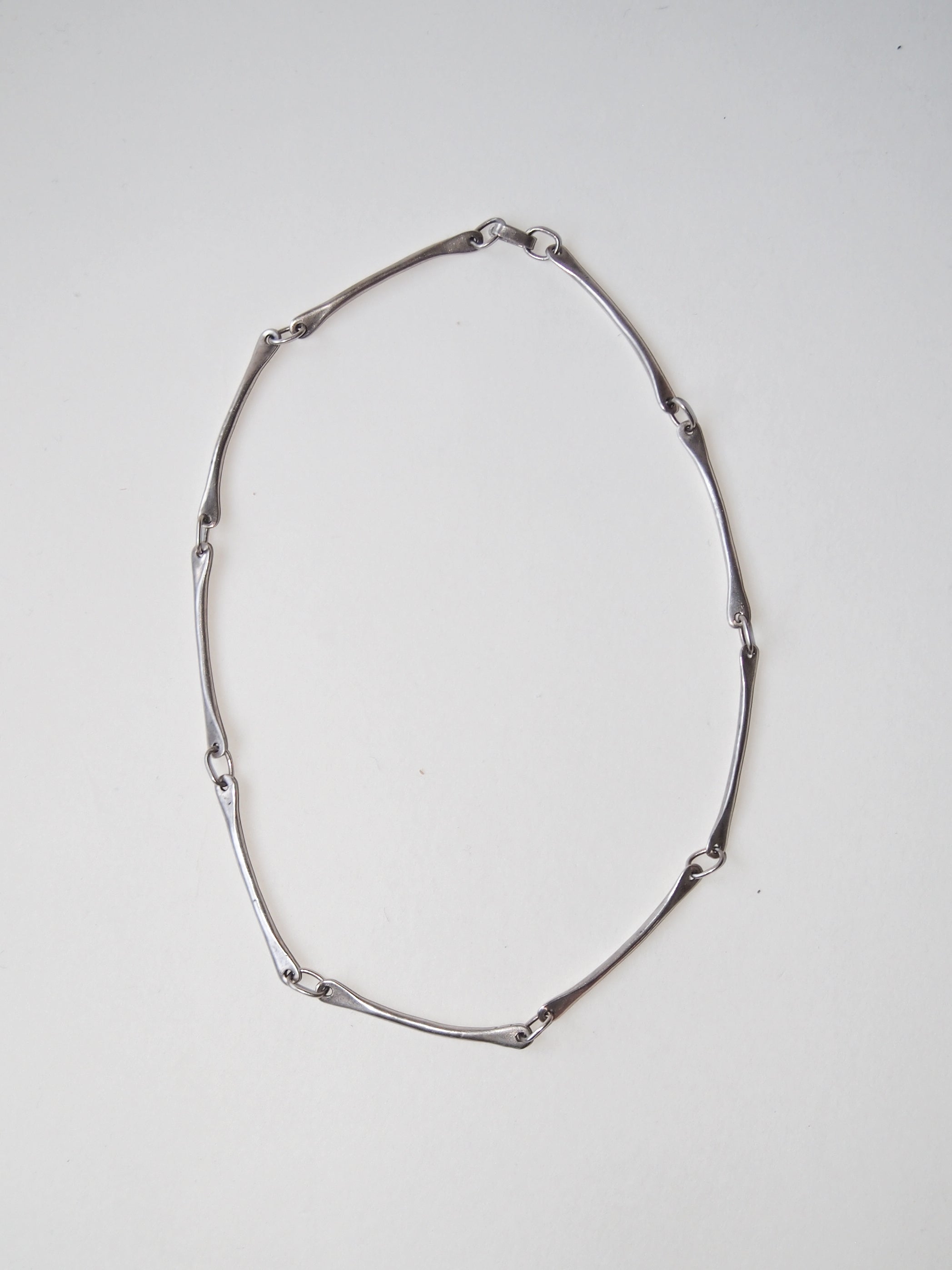 Silver Linked Choker