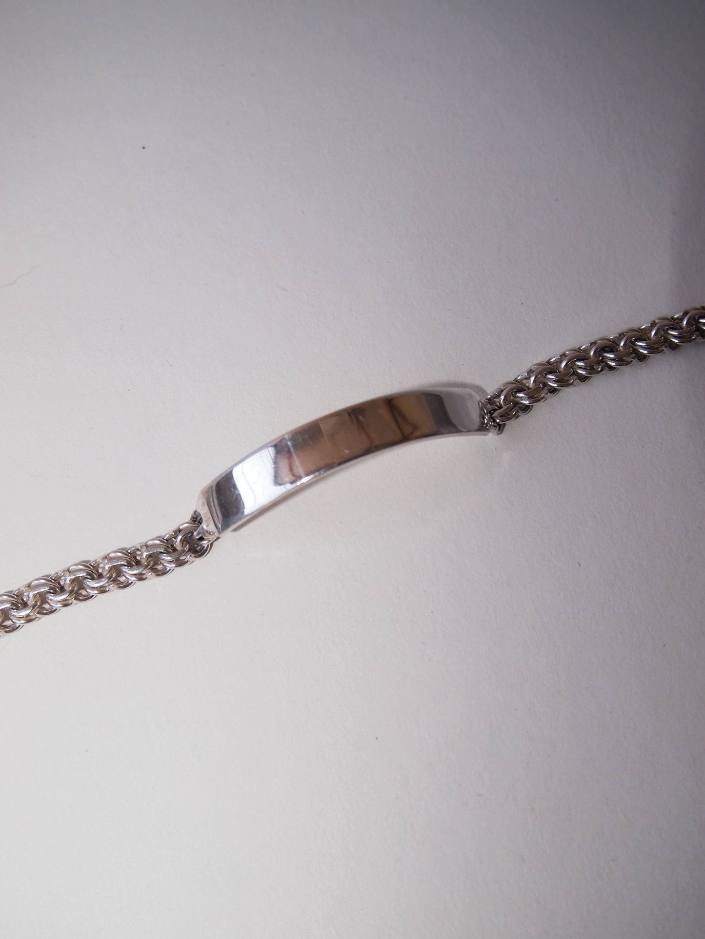 Silver ID Bracelet Made in Mexico