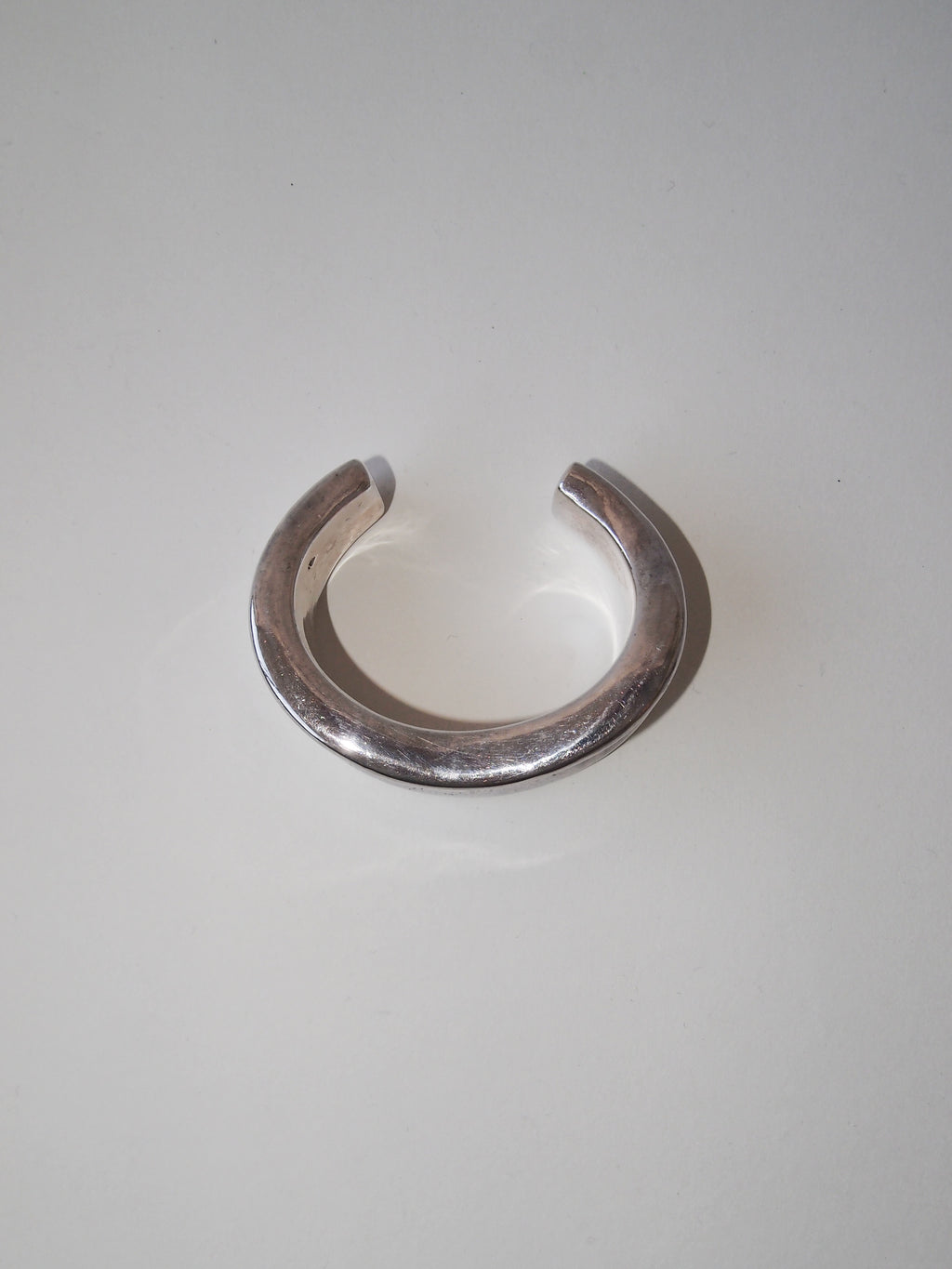 Chunky Silver Bangle