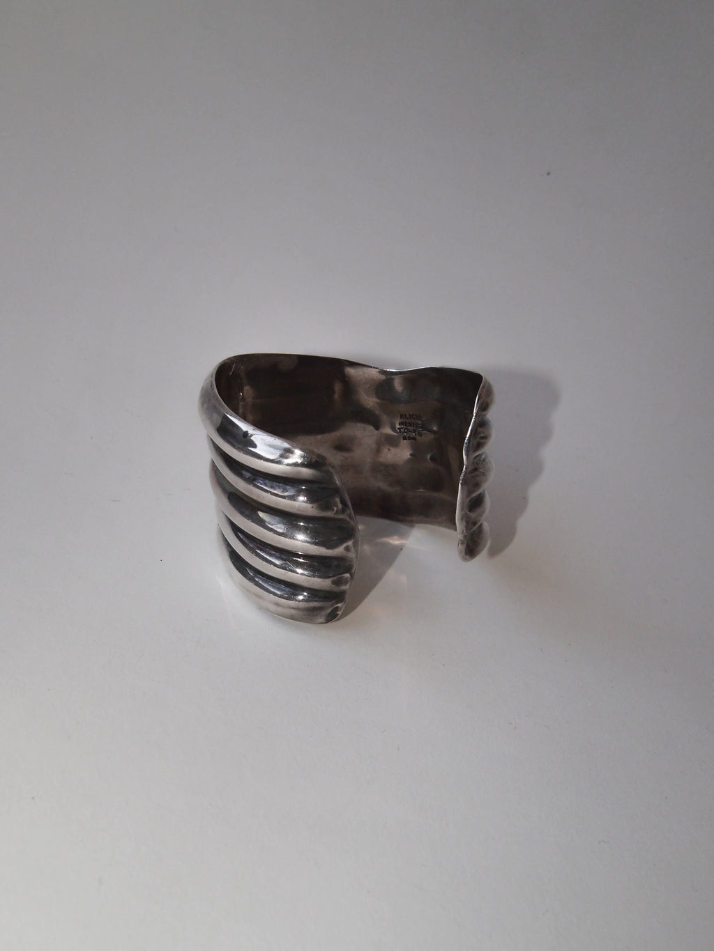Silver Heavy Bangle Made in Mexico