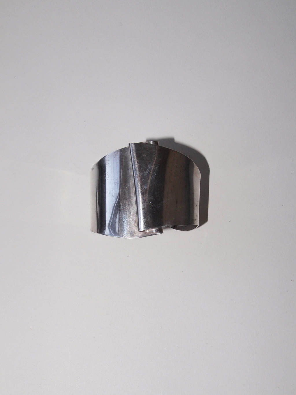 Silver Papery Bangle Made in Mexico