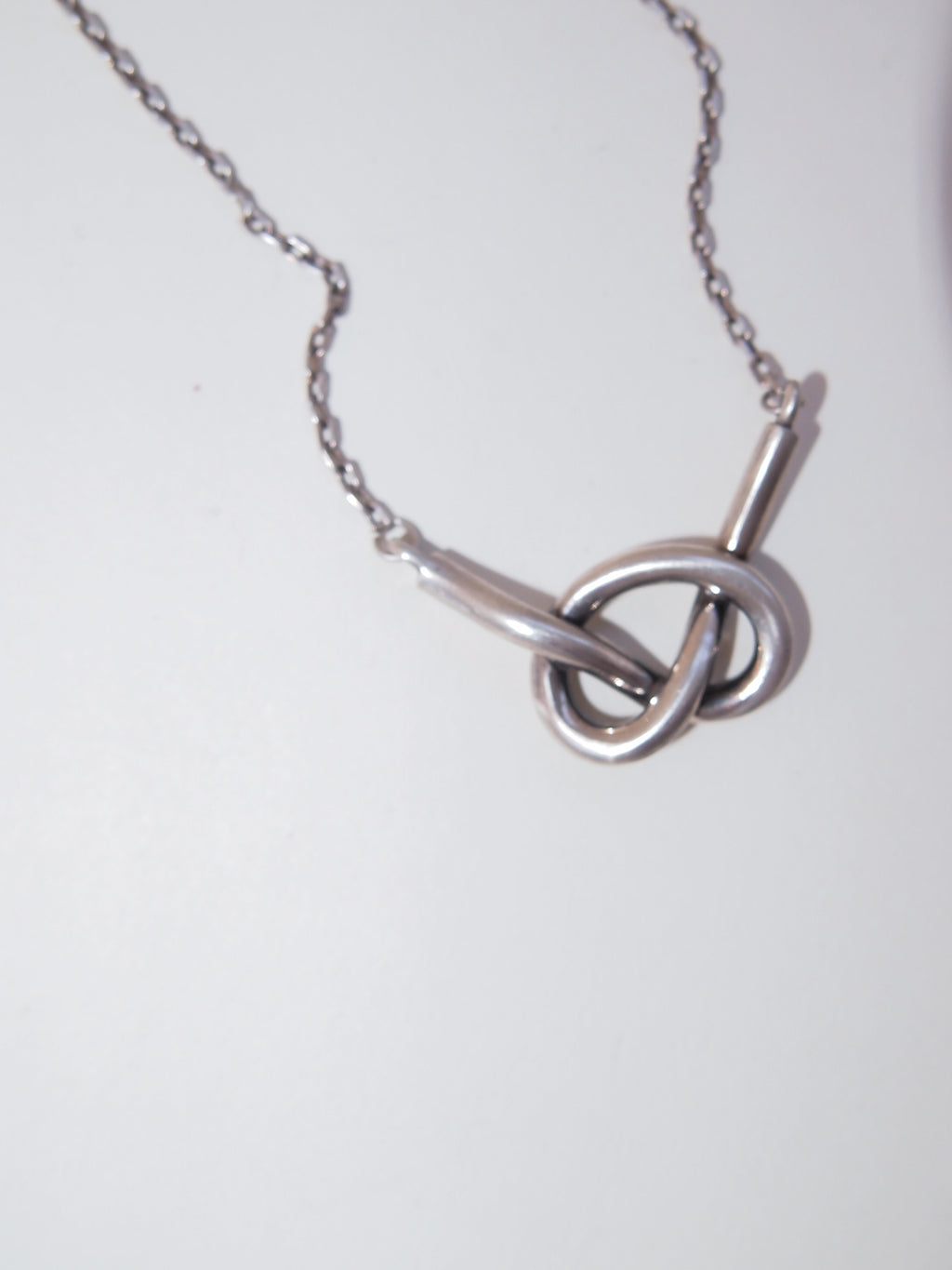 Silver Knot Necklace