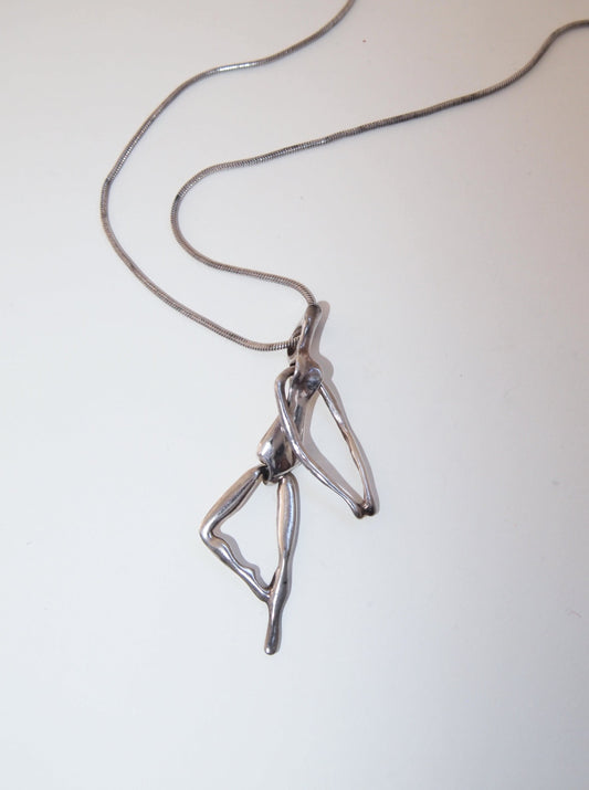 Silver Necklace "Body"