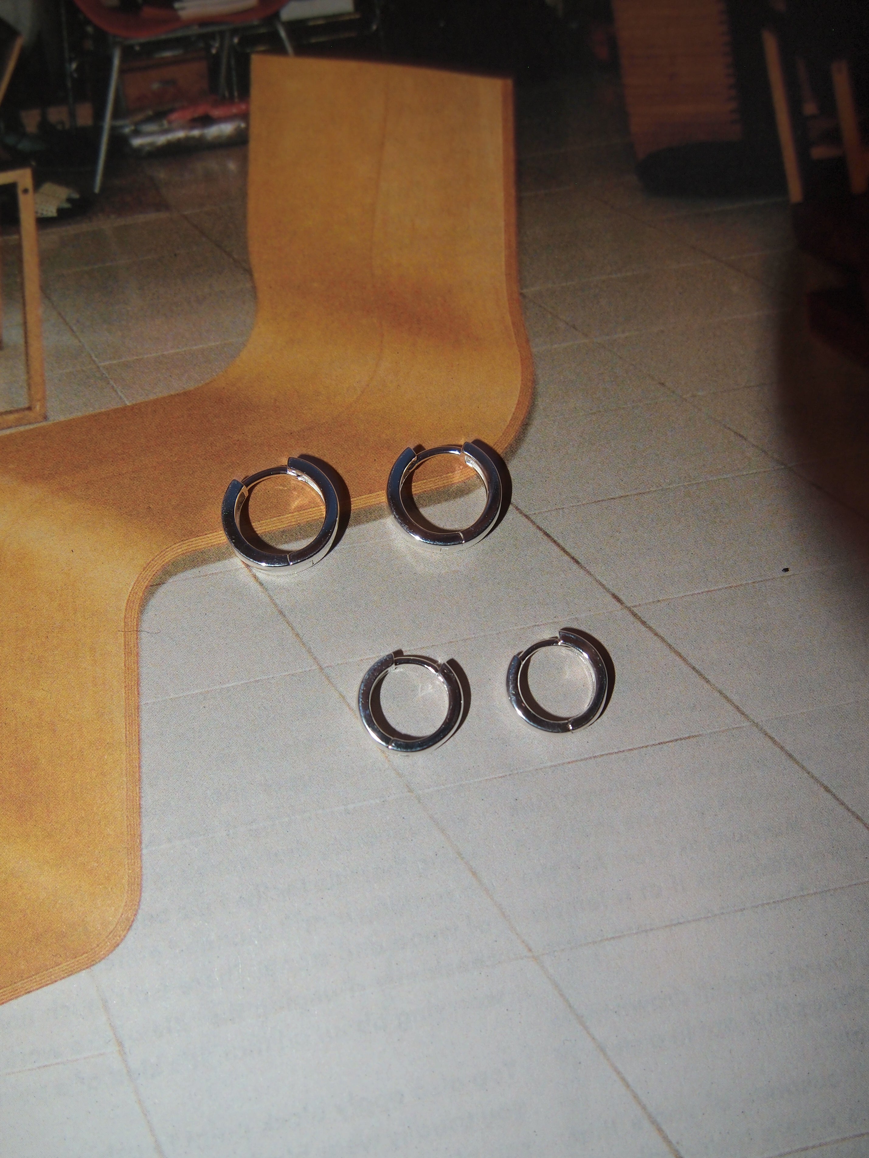 Silver Hoops - 12mm, 14mm