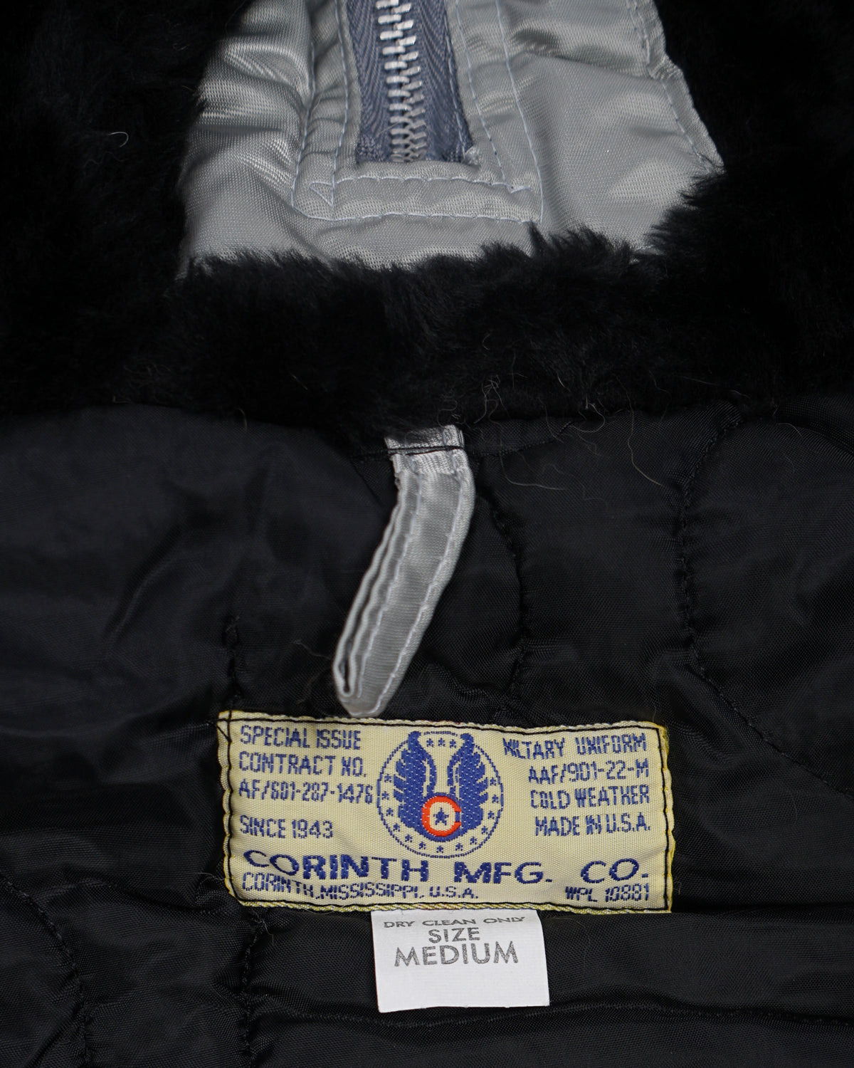 Air Force Hoodie Nylon Jacket w/ Coyote Fur