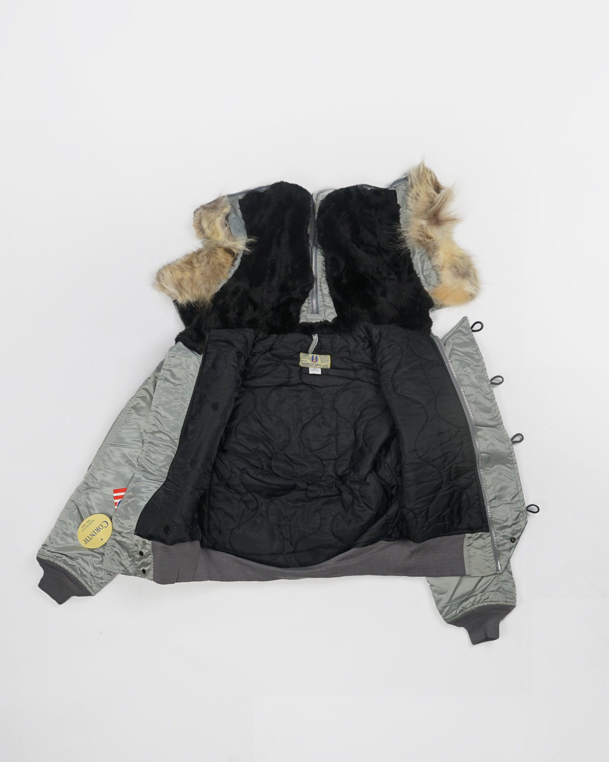 Air Force Hoodie Nylon Jacket w/ Coyote Fur